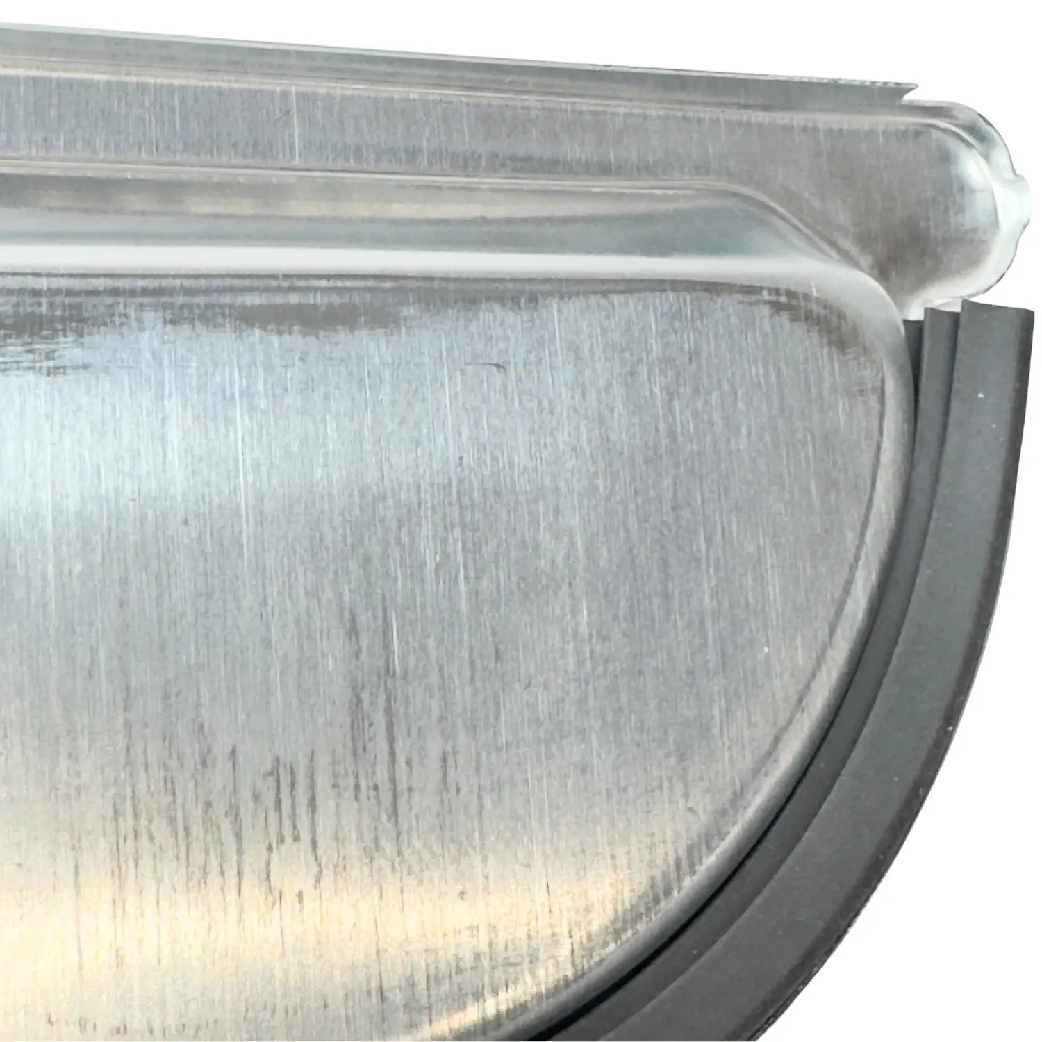 Kopschot vlak links/rechts zink met rubber M333 (zonder solderen/lijmen)