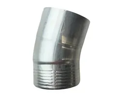 Bocht 20 graden zink voor 80 mm regenpijp