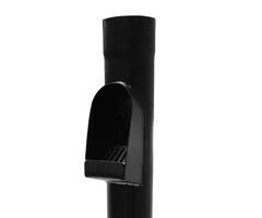 Kallos Bladafscheider 80 mm zwart Ral-9005 fijnstructuur | Kallos