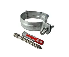 Ondereind beugel gegalv. SET 80mm M10