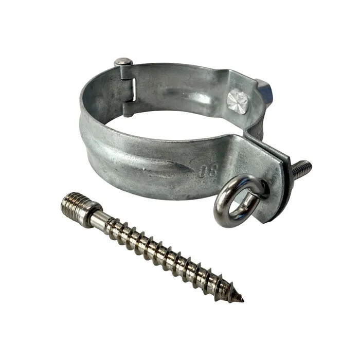 Ondereind beugel gegalv. SET 80mm M10