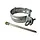 Gegalvaniseerde ondereind beugelset 80 mm M10 - set met montage-opties