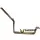 Gegalvaniseerde 45 graden beugel bakgoot B37 - 6 mm dik, lip/klang (NedZink)