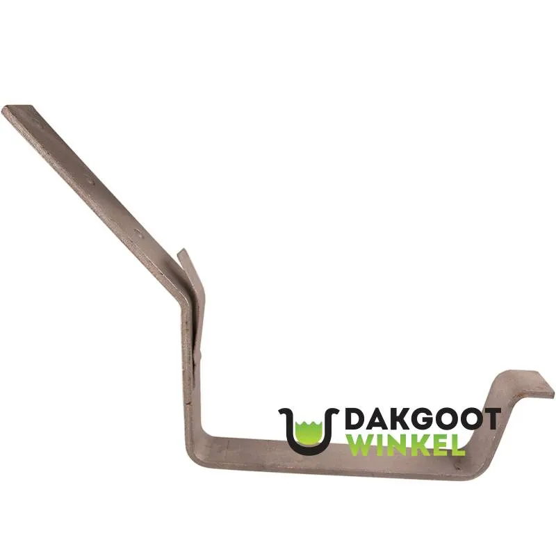 Nedzink Gegalvaniseerde 45 graden beugel bakgoot B37 - 6 mm dik, lip/klang (NedZink)