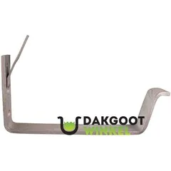 Nedzink Gegalvaniseerde muurbeugel bakgoot B44 met lip/klang - 6 mm dik (NedZink)