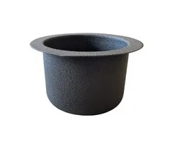 Prefa Tapeind aluminium 80mm verlijmen - P.10 zwart
