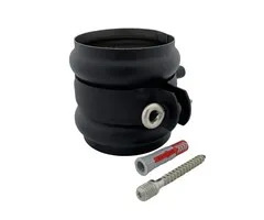 Huismerk Scharnierbeugelset M10 met wrong 80 mm zwart