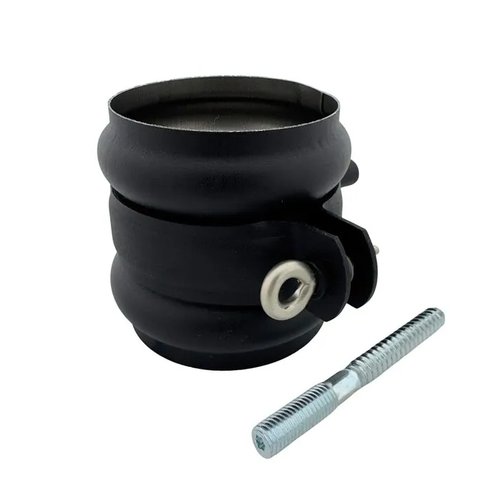 Huismerk Aluminium scharnierbeugelset M10 met wrong 80 mm P.10 zwart - set met montage-opties