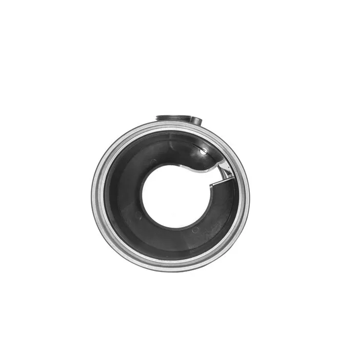 Gromo Zinken design-vulautomaat 80 mm voor regenton en regenpijp - complete set met schuifknop (Grömo)