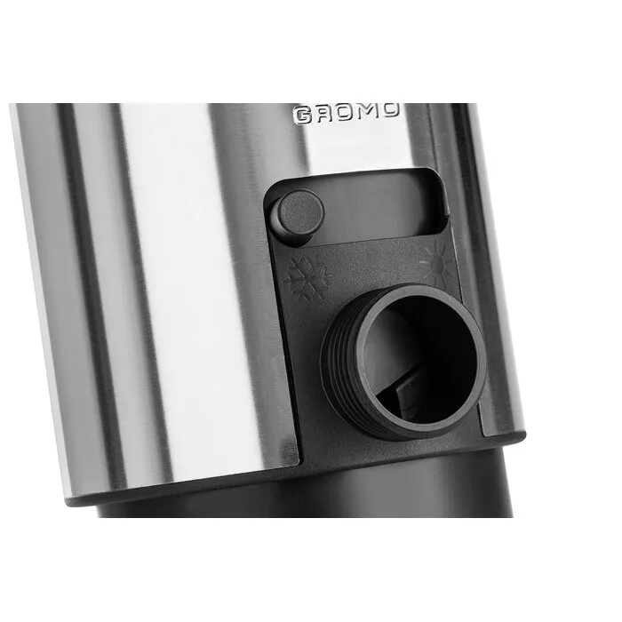 Gromo Zinken design-vulautomaat 80 mm voor regenton en regenpijp - complete set met schuifknop (Grömo)