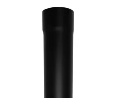 Kallos Regenpijp 80 mm zwart Ral-9005 - 1 meter 0,7mm dik passtuk| Kallos