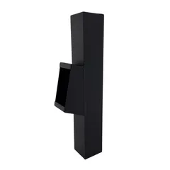 Aluminium bladafscheider 80x80mm - Ral-9005 fijnstructuur