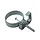 Hwa beugel KPA pvc met onderblok en slagplug 80 mm