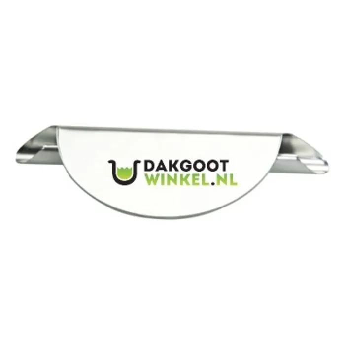 Nedzink Kopschot mastgoot M37 met kraal. links & rechts te monteren