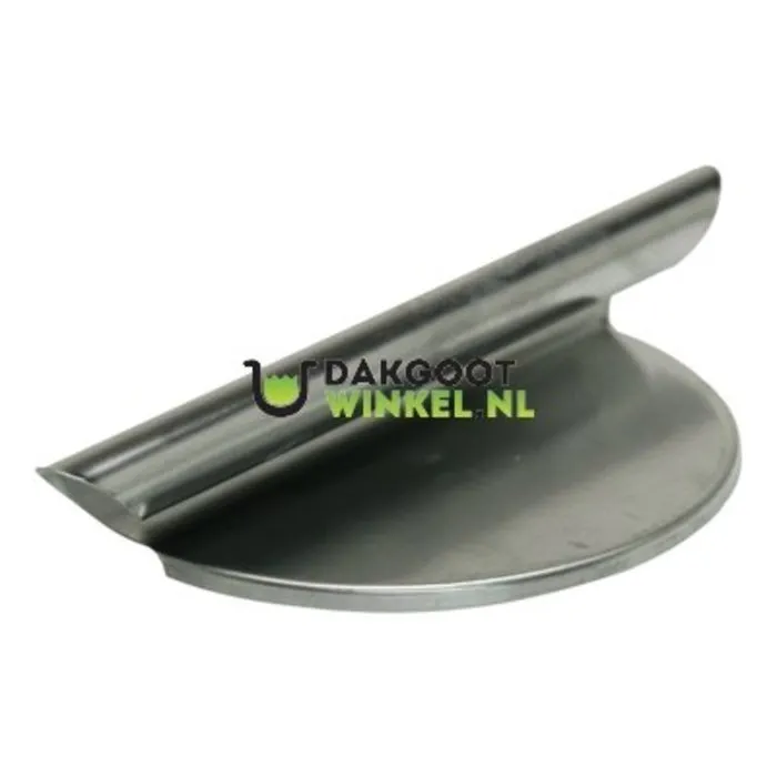 Nedzink Kopschot mastgoot M37 met kraal. links & rechts te monteren