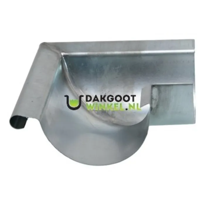 Nedzink Buitenhoek mastgoot M30. 90 graden. zink