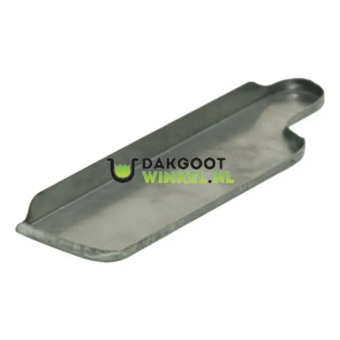 Nedzink Kopschot bakgoot B30 rechts zonder kraal. zink