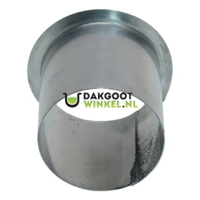 Nedzink Zinken tapeind vlak 80 mm (76mm uitwendig) standaard (NedZink)