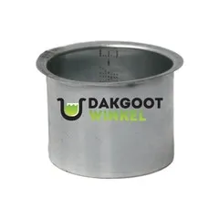 Nedzink Zinken tapeind vlak 100 mm (96mm uitwendig) - kort (NedZink)