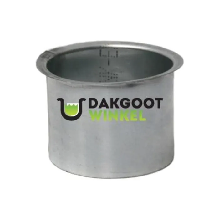 Nedzink Zinken tapeind vlak 100 mm (96mm uitwendig) - kort (NedZink)