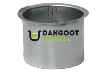Nedzink Zinken tapeind vlak 100 mm (96mm uitwendig) - kort (NedZink)