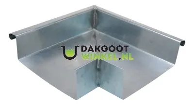 Nedzink Zinken buitenhoek bakgoot B44 - 90 graden (NedZink)