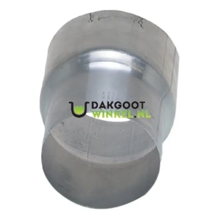 Regenpijp verloopstuk rond 80 mm naar 70mm. zink