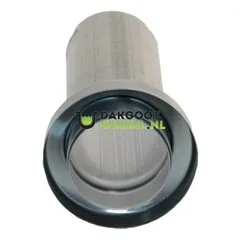 Rheinzink Zinken montageschuifstuk 80 mm rond (Rheinzink)