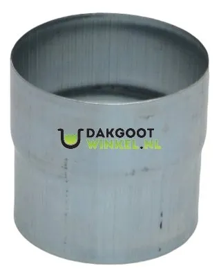 Nedzink Verbindingsmof zink 100 mm rond