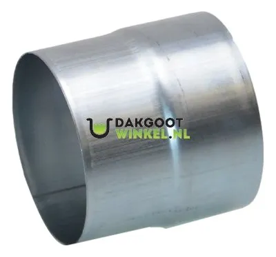 Nedzink Verbindingsmof zink 100 mm rond