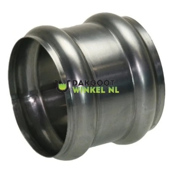 Dubbele overschuifwrong 100 mm. zink