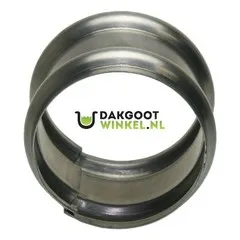 Nedzink Zinken dubbele overschuifwrong 100 mm rond (NedZink)