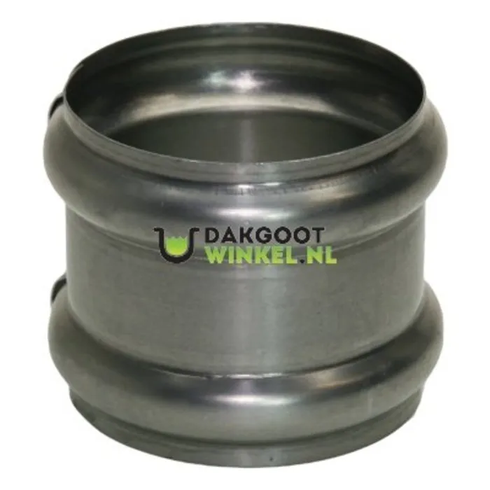 Nedzink Zinken dubbele overschuifwrong 100 mm rond (NedZink)