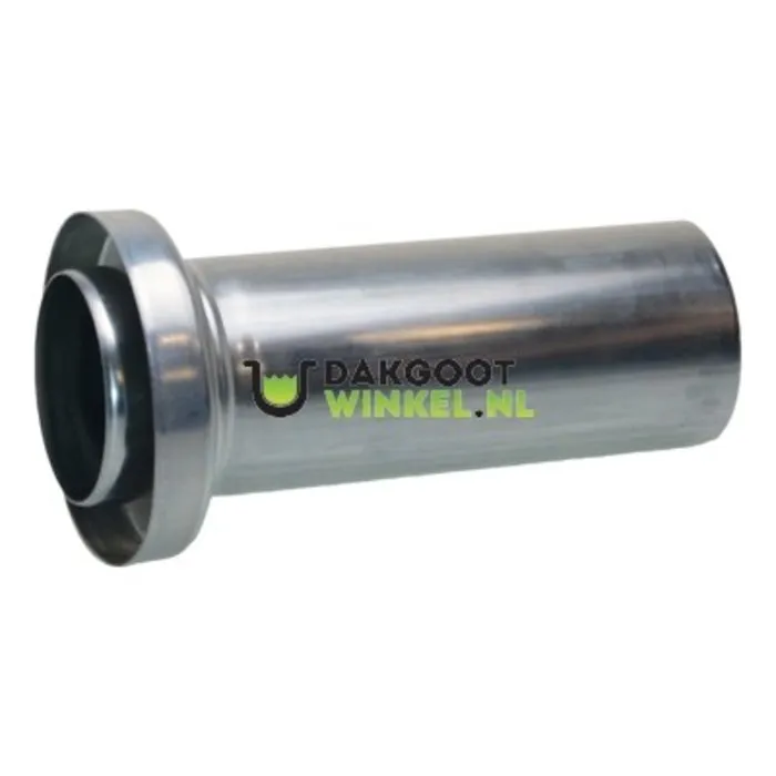 Rheinzink Montageschuifstuk zink 100 mm rond - Rheinzink