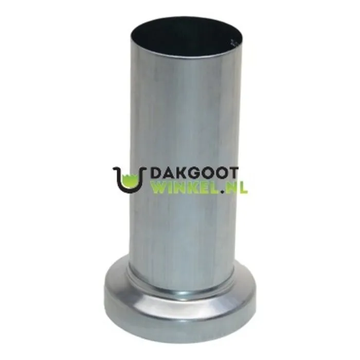 Rheinzink Montageschuifstuk zink 100 mm rond - Rheinzink
