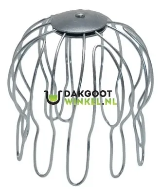Boldraadrooster gegalvaniseerd - passend in regenpijp 100 mm