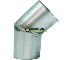 Nedzink Bocht 100 mm 45 graden verstek
