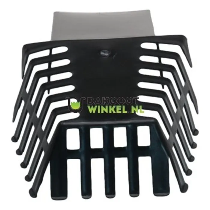 Bladvanger PE - zwart. 60x100mm