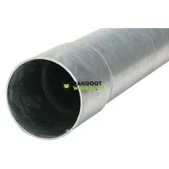 Dakgootwinkel.nl Stalen ondereind (regenpijp) verzinkt 100 mm - 3 meter