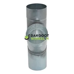 Rheinzink Zinken T-stuk 100 mm rond 45 graden (Rheinzink)