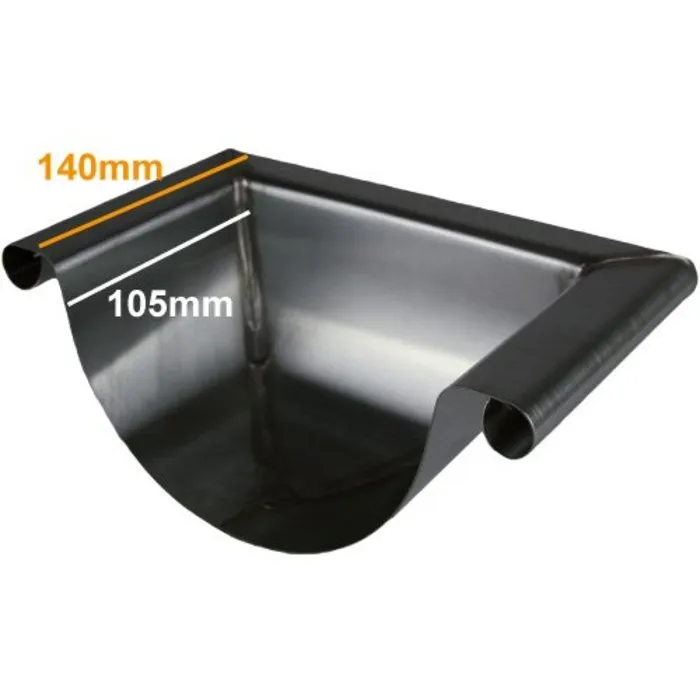 Kopschot mastgoot M37 met kraal. halfrond bolvormig. links & rechts te monteren