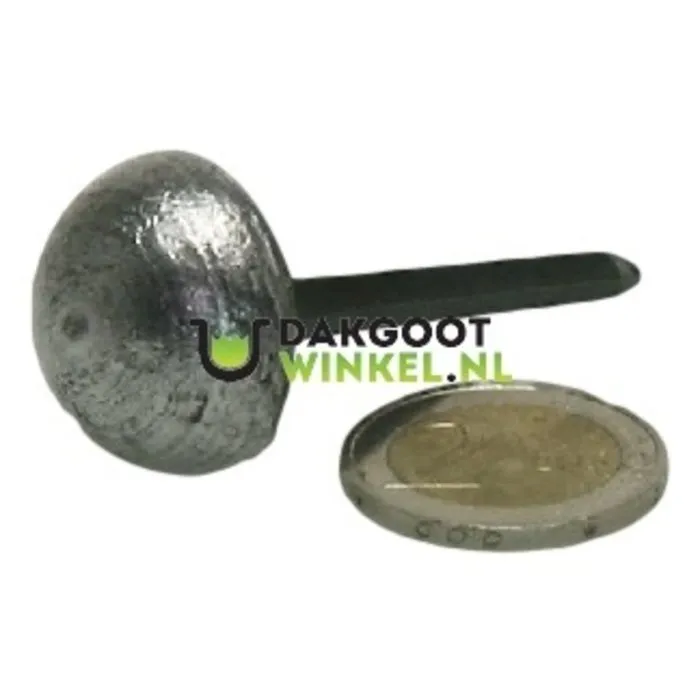 Loden siernagel. rond model lengte 40mm