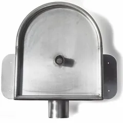 Rheinzink Zinken vergaarbak 80 mm rond - model Oud Amsterdam (Rheinzink)